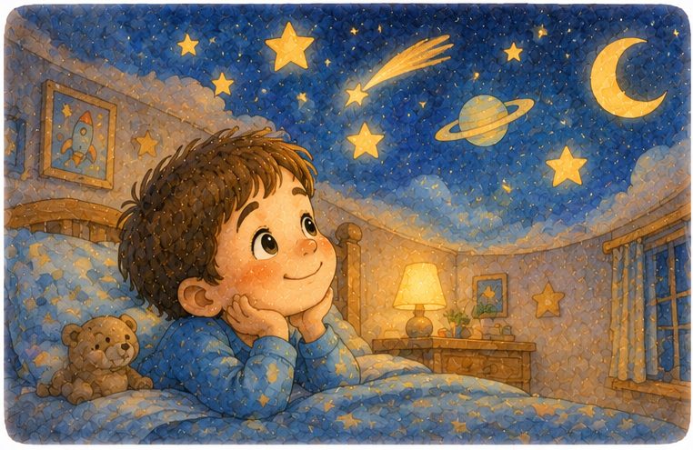 Ilustração da história infantil 5 Histórias Curtas para Dormir: Contos Encantadores para a Hora de Dormir