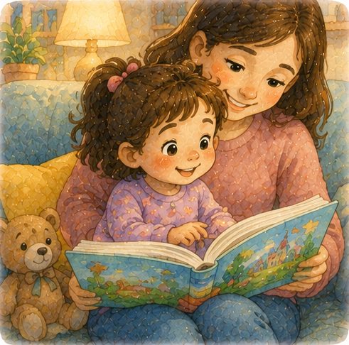 Ilustração da história infantil Histórias para Crianças de 3 Anos: 5 Histórias Infantis para Ler com os Pequenos