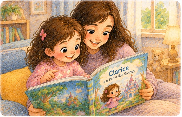 Ilustração da história infantil Como Escolher um Livro Infantil Personalizado: 8 Pontos para Avaliar Antes de Comprar
